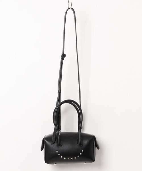 ADD CULUMN/アドカラム】ミニボストンバッグ LOP STUDS BOSTON S