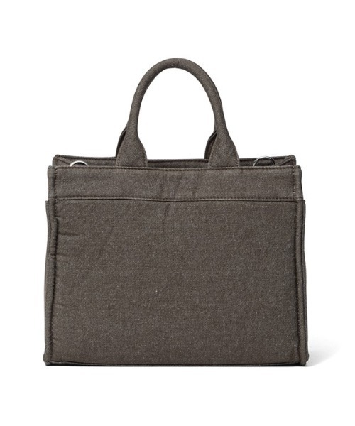 MANIUNO（マニウノ）の「MANIUNO(マニウノ) Denim 　デニムスクエアミニトート（M）（トートバッグ・メンズ・ネイビー/カーキ・FREE）」の11枚目の写真