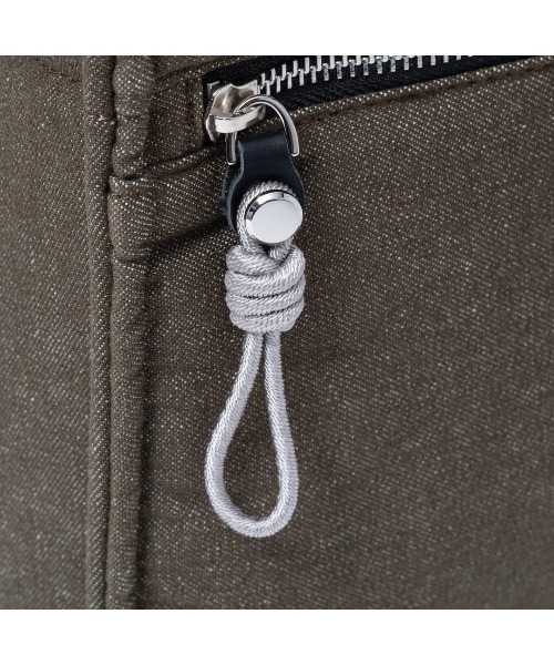 MANIUNO（マニウノ）の「MANIUNO(マニウノ) Denim 　デニムスクエアミニトート（M）（トートバッグ・メンズ・ネイビー/カーキ・FREE）」の19枚目の写真