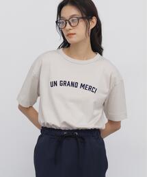 human woman | ◆フロッキープリントクルーネックTシャツ(Tシャツ/カットソー)