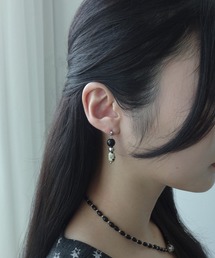 4quince（フォークインス）の「ストーンドロップピアス（ピアス（両耳用））」