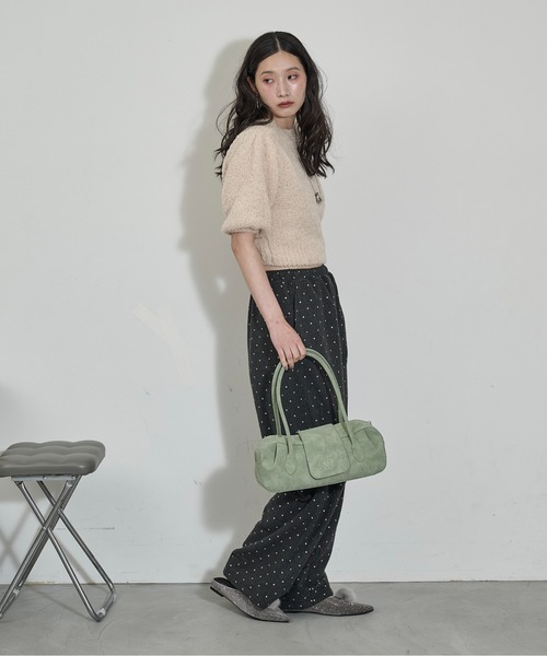 THE YOn(ザヨン)の「グリッタードットツイードイージーパンツ(その他パンツ・レディース・グレー/チャコールグレー・M/S)」の14枚目の写真