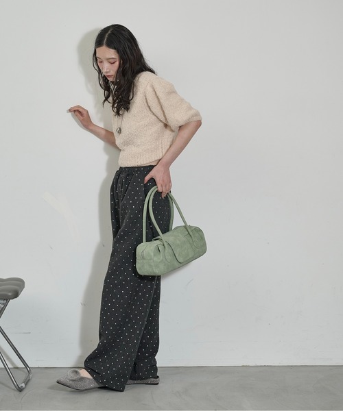 THE YOn(ザヨン)の「グリッタードットツイードイージーパンツ(その他パンツ・レディース・グレー/チャコールグレー・M/S)」の13枚目の写真
