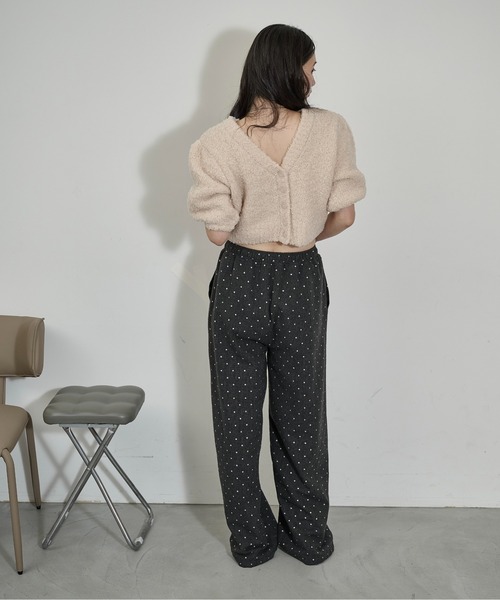 THE YOn(ザヨン)の「グリッタードットツイードイージーパンツ(その他パンツ・レディース・グレー/チャコールグレー・M/S)」の11枚目の写真