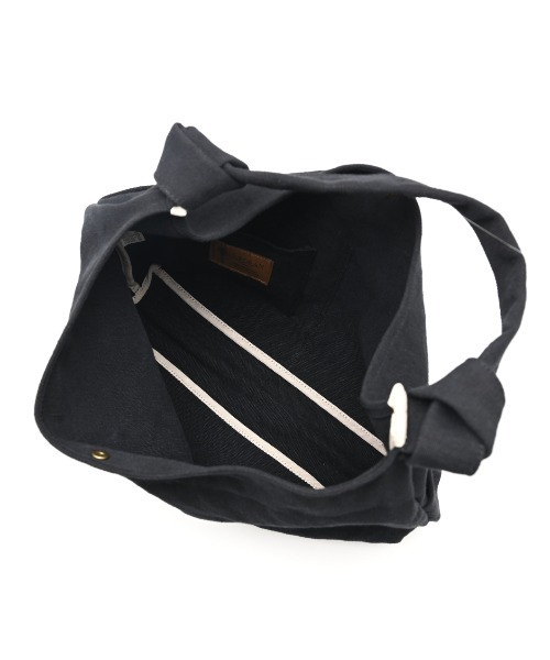 CLEDRAN（クレドラン）の「【A4サイズ収納可能　コットンジュート素材】CL4037 HASA KNOT ONE SHOULDER（ショルダーバッグ・レディース・ブラック/ベージュ/ブラウン・FREE）」の7枚目の写真