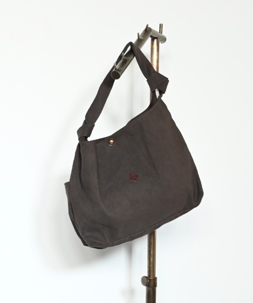CLEDRAN（クレドラン）の「【A4サイズ収納可能　コットンジュート素材】CL4037 HASA KNOT ONE SHOULDER（ショルダーバッグ・レディース・ブラック/ベージュ/ブラウン・FREE）」の13枚目の写真
