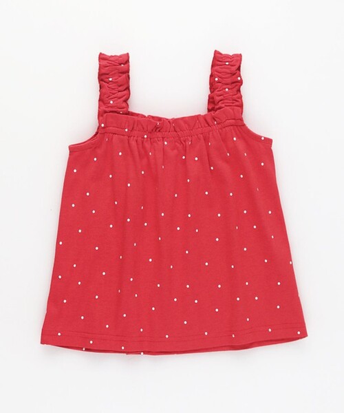 BRANSHES(ブランシェス)の「【接触冷感】フリルタンクトップ(タンクトップ・キッズ・アイボリー/レッド/チャコールグレー・100/150/130/90/110/80/120/140)」の20枚目の写真