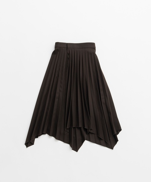PRANK PROJECT（プランクプロジェクト）の「【2026Autumn Pre-Order】ランダムプリーツラップスカート / Random Pleated Wrap Skirt（スカート・レディース・グレー/ブラウン・38/36）」の14枚目の写真