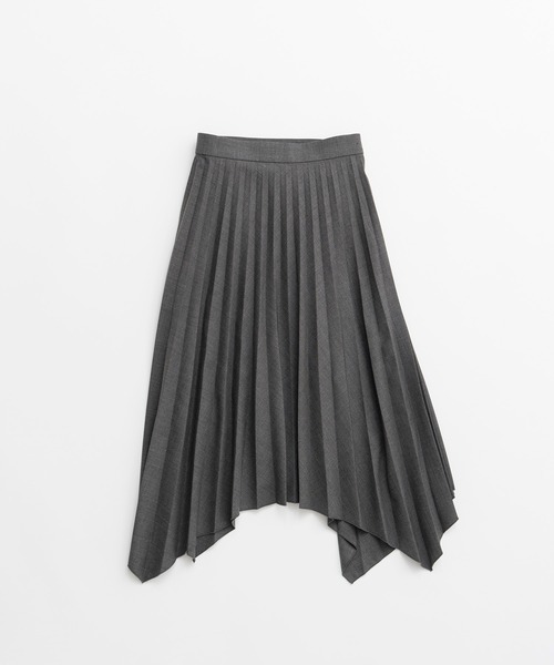 PRANK PROJECT（プランクプロジェクト）の「【2026Autumn Pre-Order】ランダムプリーツラップスカート / Random Pleated Wrap Skirt（スカート・レディース・グレー/ブラウン・38/36）」の16枚目の写真