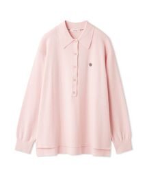シルク混スキッパーポロニット