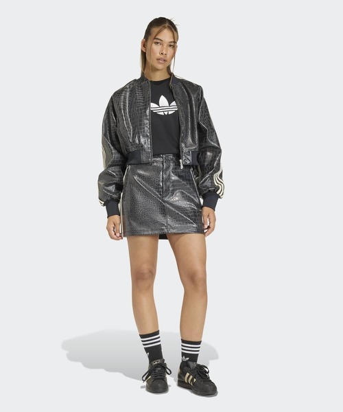 adidas（アディダス）の「プレザー ミニ スカート / アディダスオリジナルス adidas Originals（スカート・レディース・ブラック・XX-LARGE/X-LARGE/X-SMALL/MEDIUM/SMALL/LARGE）」の13枚目の写真