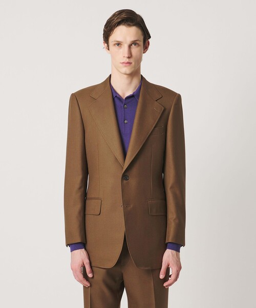 UNITED ARROWS(ユナイテッドアローズ)の「ギャバジン シングル 2ボタン テーラードジャケット ヨコストレッチ(テーラードジャケット・メンズ・モカ・44/50/46/48)」の17枚目の写真