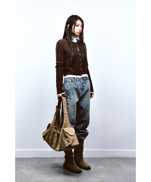 DEINET（ダイニット）の「ALPACA ROUND KNIT CARDIGAN IN BROWN（ニット/セーター・レディース・その他・FREE）」の3枚目の写真