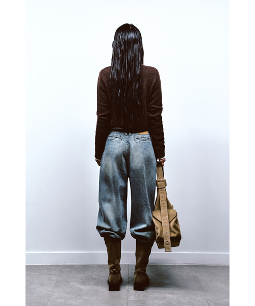 DEINET（ダイニット）の「ALPACA ROUND KNIT CARDIGAN IN BROWN（ニット/セーター・レディース・その他・FREE）」の4枚目の写真