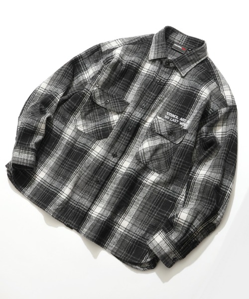 BRANDALISED(ブランダライズド)の「【BRANDALISED/ブランダライズド】ヘビーネルチェックシャツ(シャツ/ブラウス・メンズ・ブラック/ホワイト・M)」の9枚目の写真