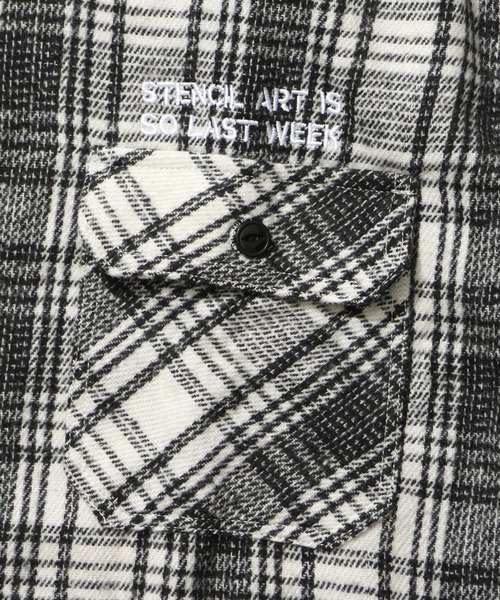 BRANDALISED(ブランダライズド)の「【BRANDALISED/ブランダライズド】ヘビーネルチェックシャツ(シャツ/ブラウス・メンズ・ブラック/ホワイト・M)」の7枚目の写真