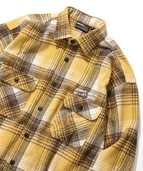 BRANDALISED(ブランダライズド)の「【BRANDALISED/ブランダライズド】ヘビーネルチェックシャツ(シャツ/ブラウス・メンズ・ブラック/ホワイト・M)」の20枚目の写真