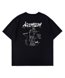 BUNKERBUSTER（バンカーバスター）の「アカンプリッシュドローイング半袖Tシャツ MQ2TU246_BLACK（Tシャツ/カットソー）」