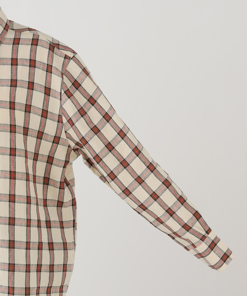 journal standard L'essage(ジャーナルスタンダードレサージュ)の「ROHE/ローエ Oversized check shirt シャツ(シャツ/ブラウス・レディース・アイボリー・36)」の3枚目の写真
