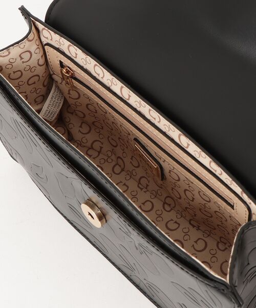 Guess(ゲス)の「FARRAH Top Handle Crossbody ショルダーバッグ(ショルダーバッグ・レディース・ブラック・ONE SIZE)」の12枚目の写真