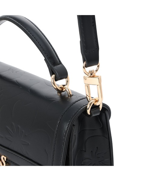 Guess(ゲス)の「FARRAH Top Handle Crossbody ショルダーバッグ(ショルダーバッグ・レディース・ブラック・ONE SIZE)」の6枚目の写真