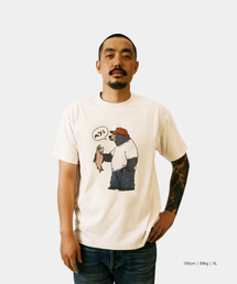 PESCE（ペッシェ）の「ホワイト ヘビーコットン : ベア（Tシャツ/カットソー）」