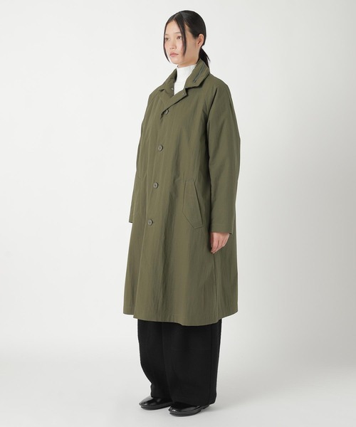ZUCCa(ズッカ)の「C/N TUSSAH / コート(その他アウター・レディース・ブラック・M size/XL)」の4枚目の写真