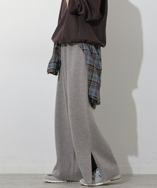 JOURNAL STANDARD relume（ジャーナルスタンダード　レリューム）の「ウォッシャブルウールミックスワイドパンツ（その他パンツ・レディース・ブラック/グレー・FREE）」の17枚目の写真