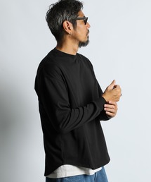 The DUFFER of ST.GEORGE | COOLMAX 2LAYERS ROUND HEM L/SL TEE:2層構造 吸水速乾クールマックス ラウンドヘム ロングスリーブ Tシャツ(Tシャツ/カットソー)