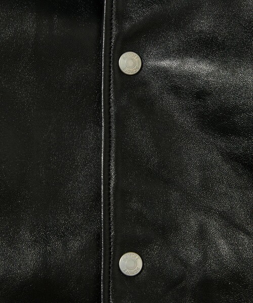 Schott(ショット)の「Schott/ショット Exclusive COACH JKT/別注 シープレザー コーチジャケット(ライダースジャケット・メンズ・ブラック・LARGE/MEDIUM/X-LARGE/SMALL)」の12枚目の写真