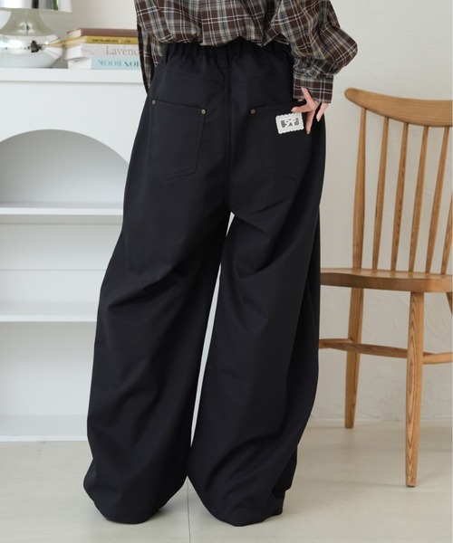 kutir（クティール）の「ポケットレースカーブパンツ（その他パンツ・レディース・チャコールグレー/ネイビー/ブラウン・MEDIUM/SMALL）」の20枚目の写真