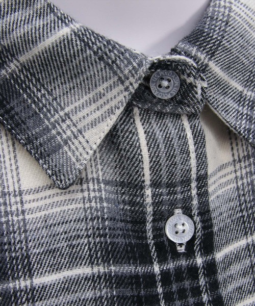 U.S. POLO ASSN.(ユーエスポロアッスン)の「【U.S. POLO ASSN.】clear 別注 チェックネルシャツ(シャツ/ブラウス・レディース・ブラウン/グリーン/ブラック・F)」の9枚目の写真