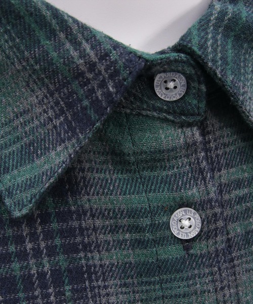 U.S. POLO ASSN.(ユーエスポロアッスン)の「【U.S. POLO ASSN.】clear 別注 チェックネルシャツ(シャツ/ブラウス・レディース・ブラウン/グリーン/ブラック・F)」の14枚目の写真