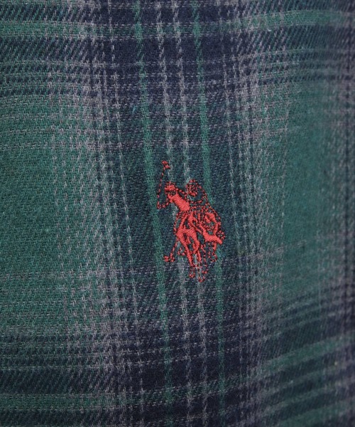 U.S. POLO ASSN.(ユーエスポロアッスン)の「【U.S. POLO ASSN.】clear 別注 チェックネルシャツ(シャツ/ブラウス・レディース・ブラウン/グリーン/ブラック・F)」の15枚目の写真