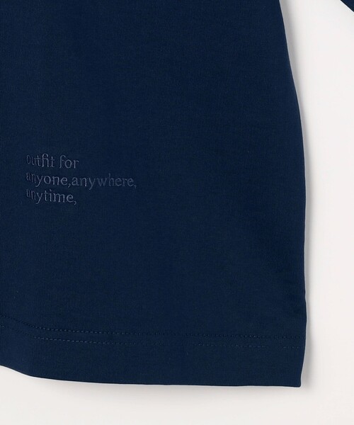 SHIPS any(シップス エニィ)の「〈洗濯機可能〉ピマ コットン ワンポイント 刺繍 7分袖 ポケット Tシャツ◇(Tシャツ/カットソー・メンズ・ホワイト/ブラック/ネイビー・SMALL/MEDIUM/LARGE/X-LARGE)」の13枚目の写真