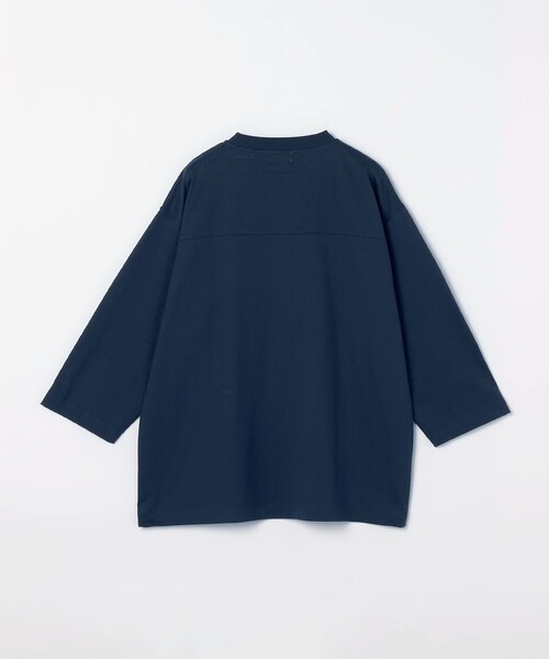 SHIPS any(シップス エニィ)の「〈洗濯機可能〉ピマ コットン ワンポイント 刺繍 7分袖 ポケット Tシャツ◇(Tシャツ/カットソー・メンズ・ホワイト/ブラック/ネイビー・SMALL/MEDIUM/LARGE/X-LARGE)」の15枚目の写真