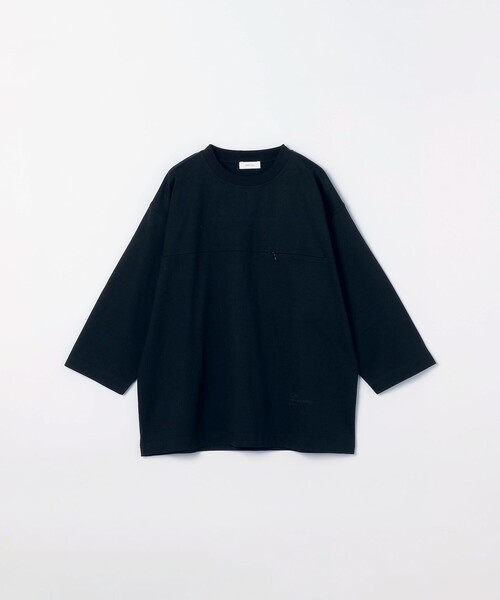 SHIPS any(シップス エニィ)の「〈洗濯機可能〉ピマ コットン ワンポイント 刺繍 7分袖 ポケット Tシャツ◇(Tシャツ/カットソー・メンズ・ホワイト/ブラック/ネイビー・SMALL/MEDIUM/LARGE/X-LARGE)」の10枚目の写真