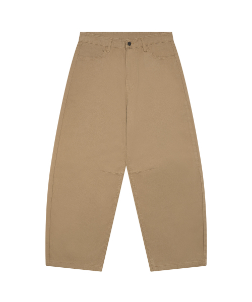 1989STANDARD（1989スタンダード）の「カーブドワイドコットンパンツ (JBTPNT-0038)（その他パンツ・メンズ・ブラック/ベージュ・MEDIUM/LARGE/X-LARGE）」の3枚目の写真