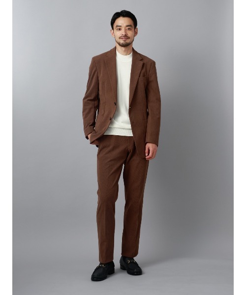 SUIT SQUARE(スーツスクエア)の「モックネックニット/長袖/ウォッシャブル/抗ピリング/コットンアクリル天竺/無地(ニット/セーター・メンズ・ブラウン/ブラック/ホワイト・LL/L/M/S)」の11枚目の写真
