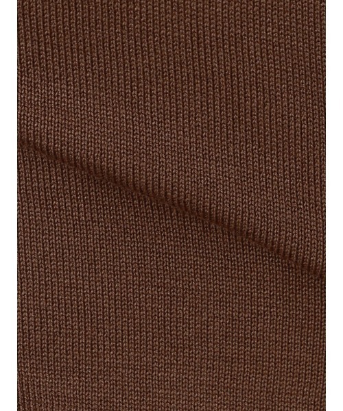 SUIT SQUARE(スーツスクエア)の「モックネックニット/長袖/ウォッシャブル/抗ピリング/コットンアクリル天竺/無地(ニット/セーター・メンズ・ブラウン/ブラック/ホワイト・LL/L/M/S)」の17枚目の写真