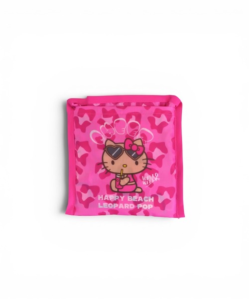 LOCALMOTION HAWAII（ローカルモーション　ハワイ）の「KITTY ｴｺﾊﾞｯｸﾞ 日焼けLEOPARD（エコバッグ/サブバッグ・レディース・ピンク・ONE SIZE）」の4枚目の写真