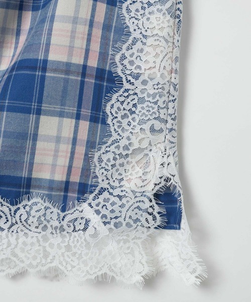 eL(エル)の「【eL】Check Lace Skirt /1074440(スカート・レディース・ブルー系その他/ブラック系その他・FREE)」の6枚目の写真