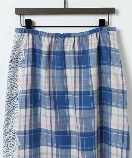 eL(エル)の「【eL】Check Lace Skirt /1074440(スカート・レディース・ブルー系その他/ブラック系その他・FREE)」の7枚目の写真