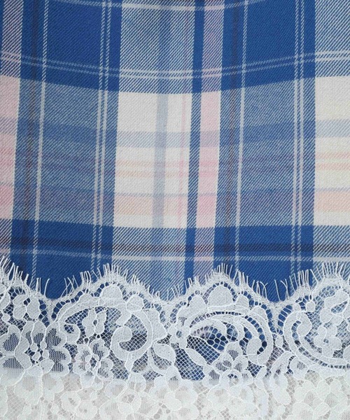 eL(エル)の「【eL】Check Lace Skirt /1074440(スカート・レディース・ブルー系その他/ブラック系その他・FREE)」の8枚目の写真