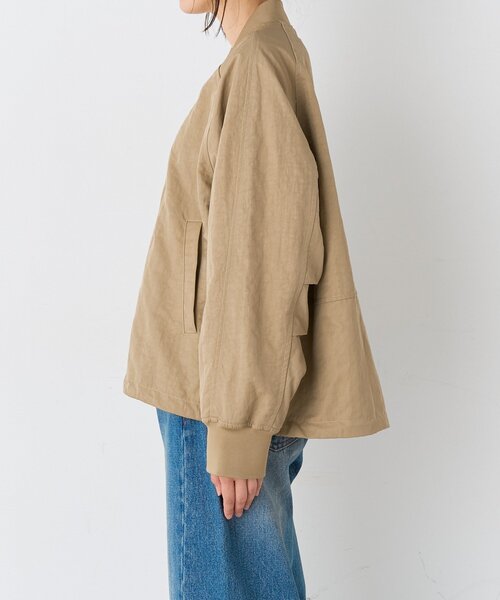 RIVE DROITE(リヴドロワ)の「ドロストMA-1(秋服/冬服)(MA-1・レディース・カーキ/ベージュ・FREE)」の20枚目の写真