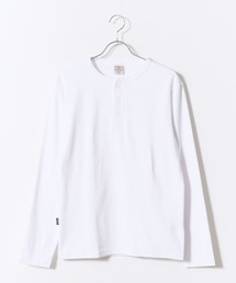 Chick（チック）の「AVIREX/アビレックス DAILY RIB L/S HENLEY NECK T-SHIRT（Tシャツ/カットソー）」