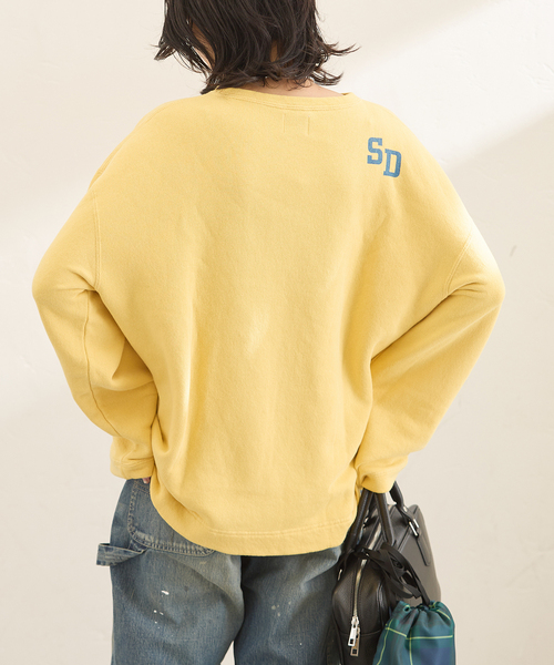 RIDING HIGH(ライディングハイ)の「別注【RIDING HIGH/ライディングハイ】ドライウラケソデLOGO プルオーバー(スウェット・レディース・ピンク/イエロー/ブルー/パープル/チャコールグレー・FREE)」の21枚目の写真