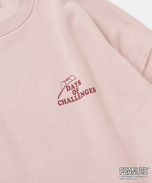 FREAK'S STORE(フリークスストア)の「限定展開 PEANUTS 別注 ビックシルエット ルーサー スウェット(スウェット・メンズ・ピンク/グレー/ネイビー/チャコールグレー・SMALL/MEDIUM/LARGE)」の19枚目の写真
