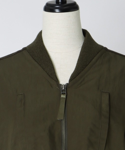 DRESSLAVE(ドレスレイブ)の「knit combination MA-1(ニットコンビネーションMA-1)(MA-1・レディース・カーキ/ネイビー・38)」の22枚目の写真