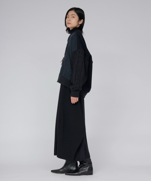 DRESSLAVE(ドレスレイブ)の「knit combination MA-1(ニットコンビネーションMA-1)(MA-1・レディース・カーキ/ネイビー・38)」の12枚目の写真